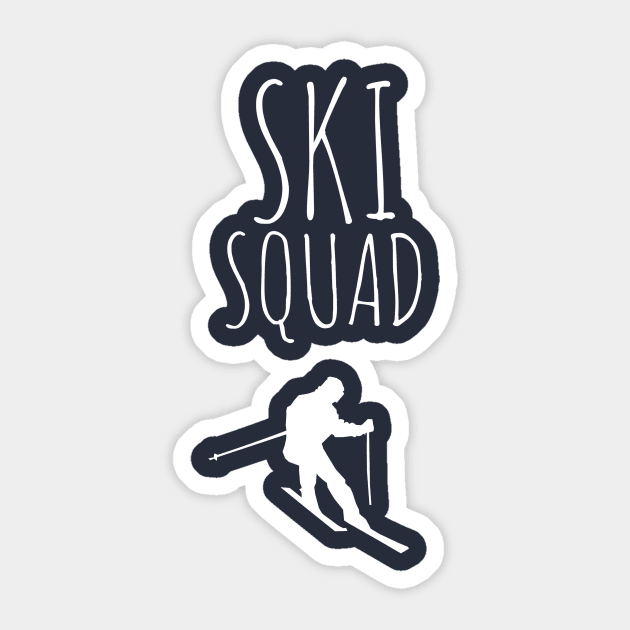 SKI SQUAD - SKIING Sticker by PlexWears